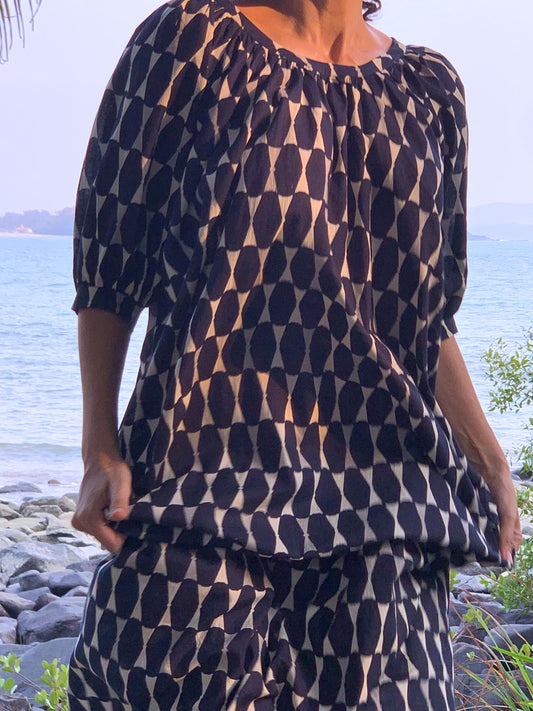 Maxi Kaftan - Navy