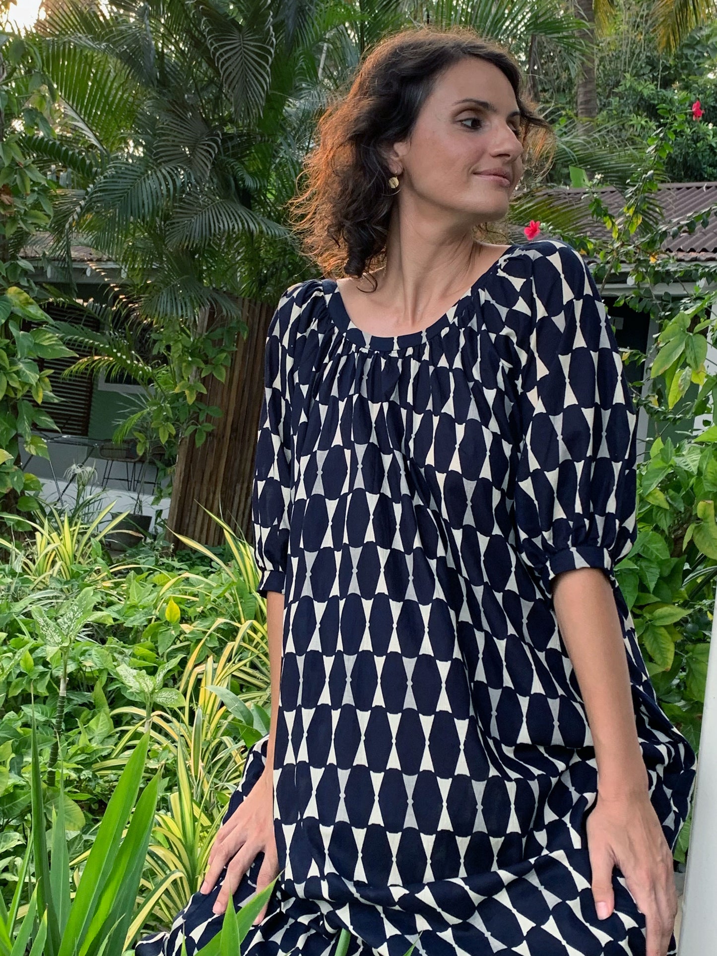 Maxi Kaftan - Navy