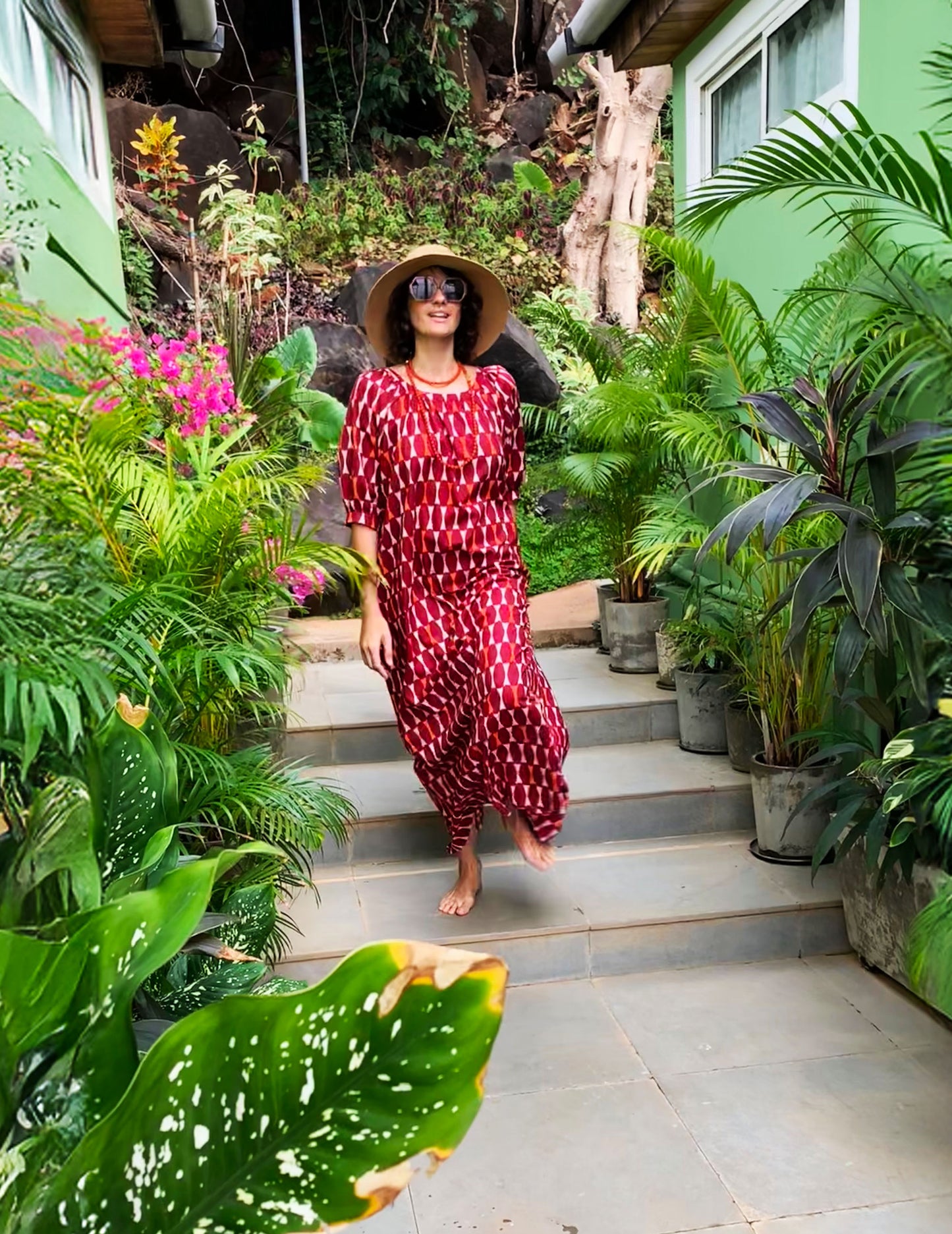 Maxi Kaftan - Brick